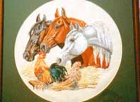 Cross stitch - an Evening Gathering